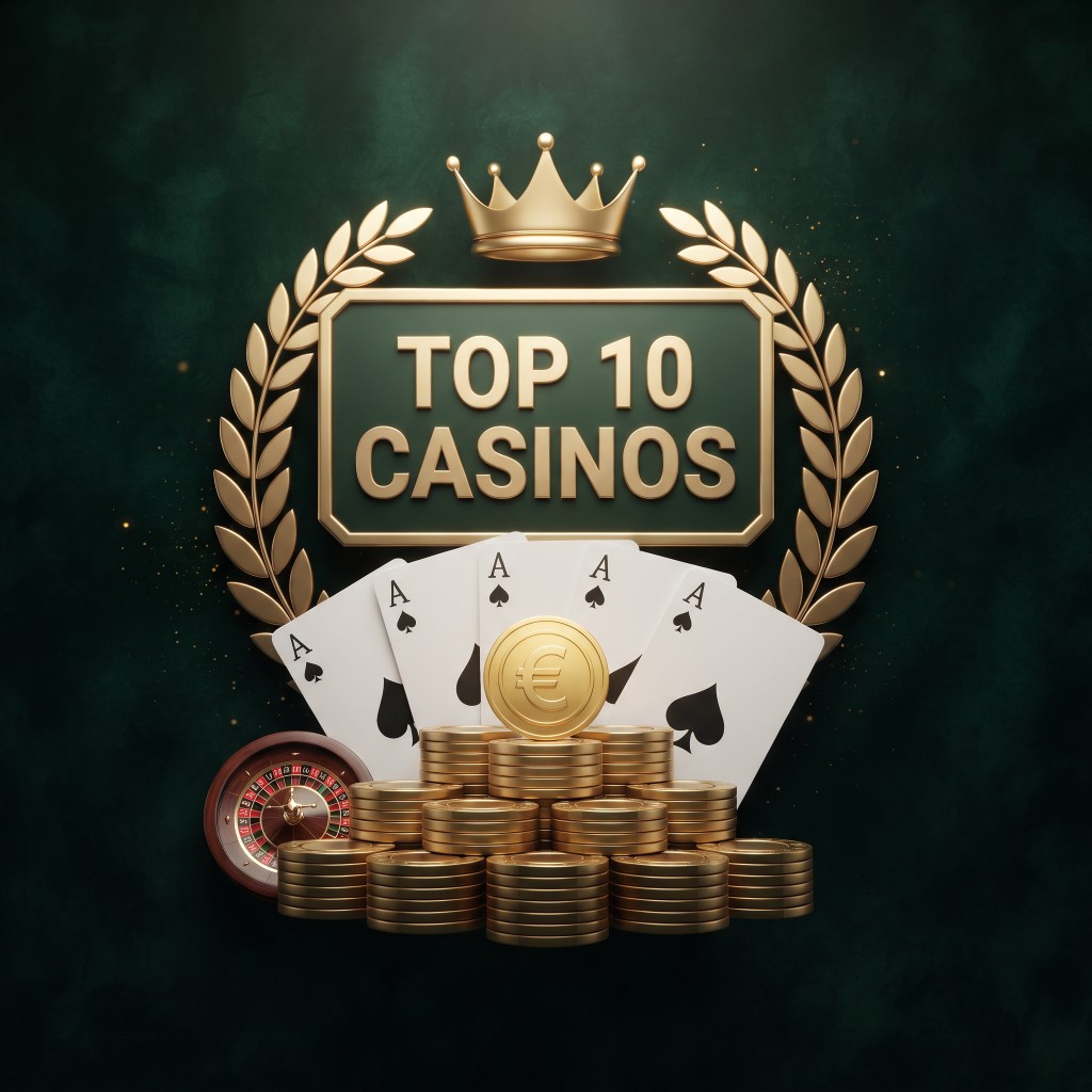 Ethers League — crown, aces and gold coins on a dark green field